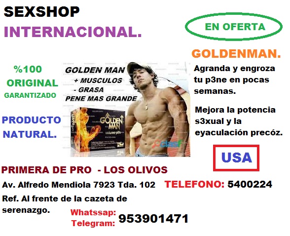 GOLDENMAN AGRANDA TU PENE EN OFERTA